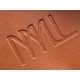 La Tong Cuir Orange MMLL