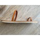 La Tong Cuir Orange La Billie made in France
