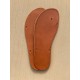 Tong Cuir Orange La Gabie