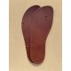 Tong Cuir Marron Couture Tropézienne