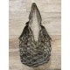 Le grand sac filet en croute de cuir vert kaki par MMLL