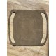 Le grand sac filet en croute de cuir vert kaki par MMLL
