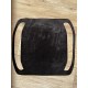 Le grand sac filet en croute de cuir noir par MMLL