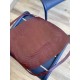 Le grand sac filet en cuir bordeaux par MMLL